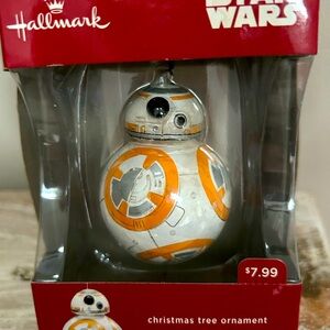 Walt Disney Star Wars BB-8 DROID Hallmark CHRISTMAS ORNAMENT